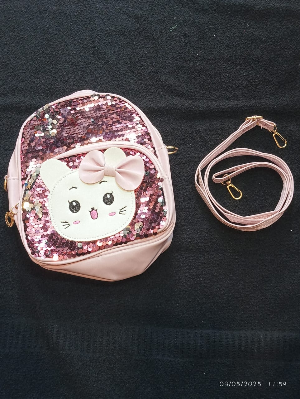 Bag pink bunny 