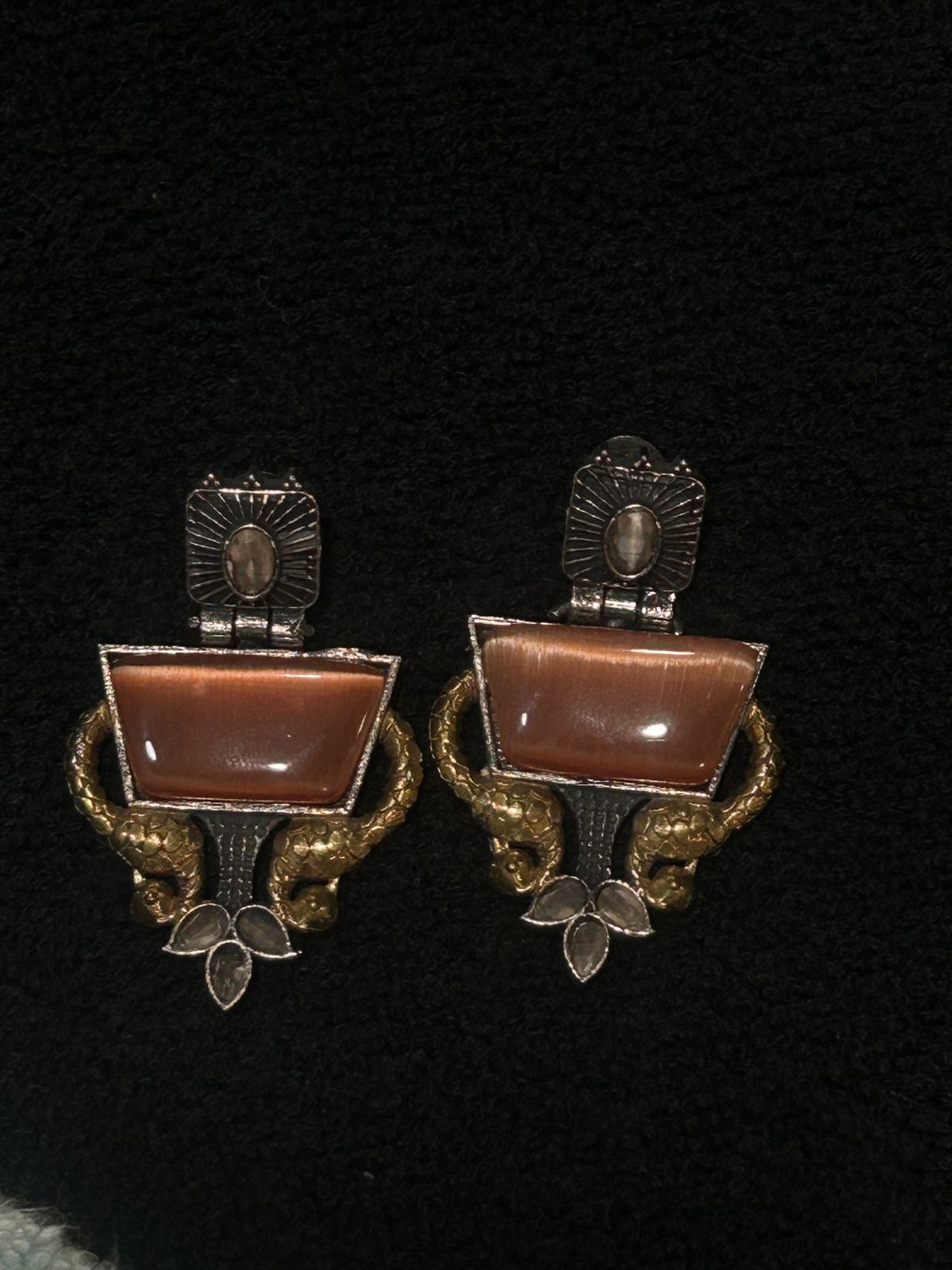 Earrings afgani orenge 23