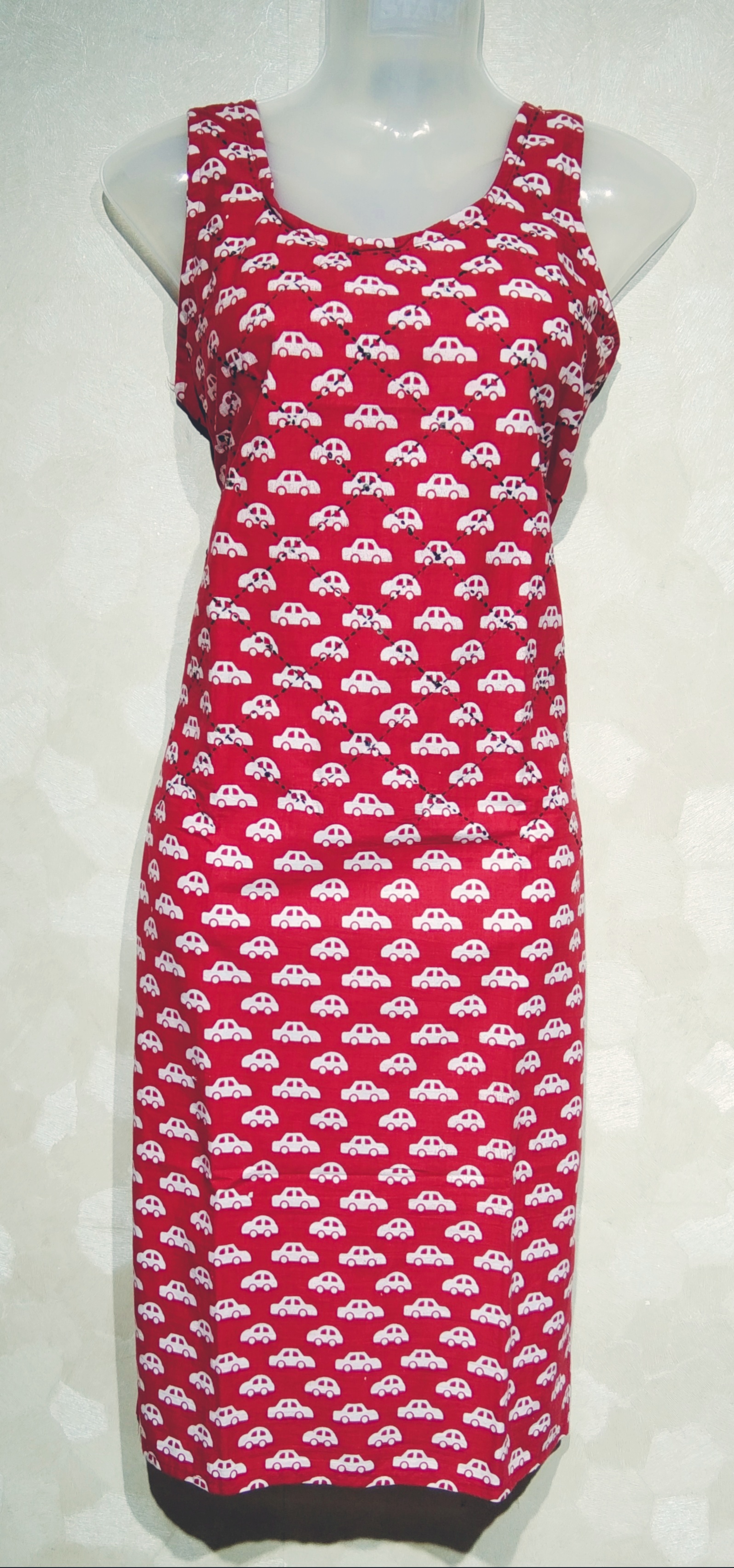 Kurti Red & White 